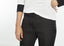 Short à coutures carrées noir
