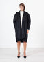 Manteau Shahmeena Cocoon en noir