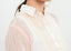 Chemisier arc-en-ciel transparent en blanc