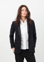 Blazer à col châle noir