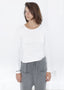 T-shirt extensible couleur lait