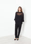 Pull en soie Poet noir