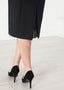 Robe à perles crème/noir