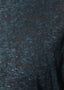 T-shirt mélangé bleu marine/noir