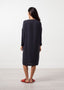 Robe en soie à manches longues