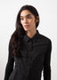 Chemise boutonnée à manches souples