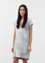 Polygon Leather Dress