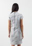 Robe en cuir Polygon