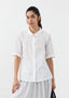 Chemise boutonnée à manches courtes
