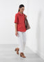 Chemise boutonnée à manches courtes