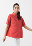 Chemise boutonnée à manches courtes