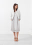 Robe en soie à manches longues
