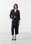 Blazer à fines rayures
