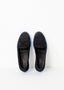 Mocassins en daim - Noir/Bleu