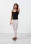 Pantalon en soie à entrejambe bas
