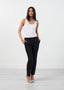 Pantalon à couture droite noir