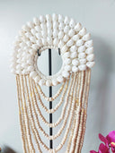 Large Bead Necklace with Seashell