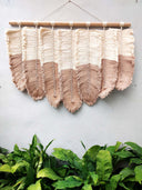Large Leaf Macrame Wall Decor