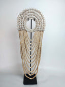 Large Bead Necklace with Seashell