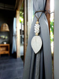 Lily Macrame Tieback Curtains