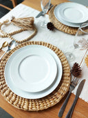Set Placemats Handwoven Made of Water Hyacinth