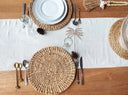 Set Placemats Handwoven Made of Water Hyacinth