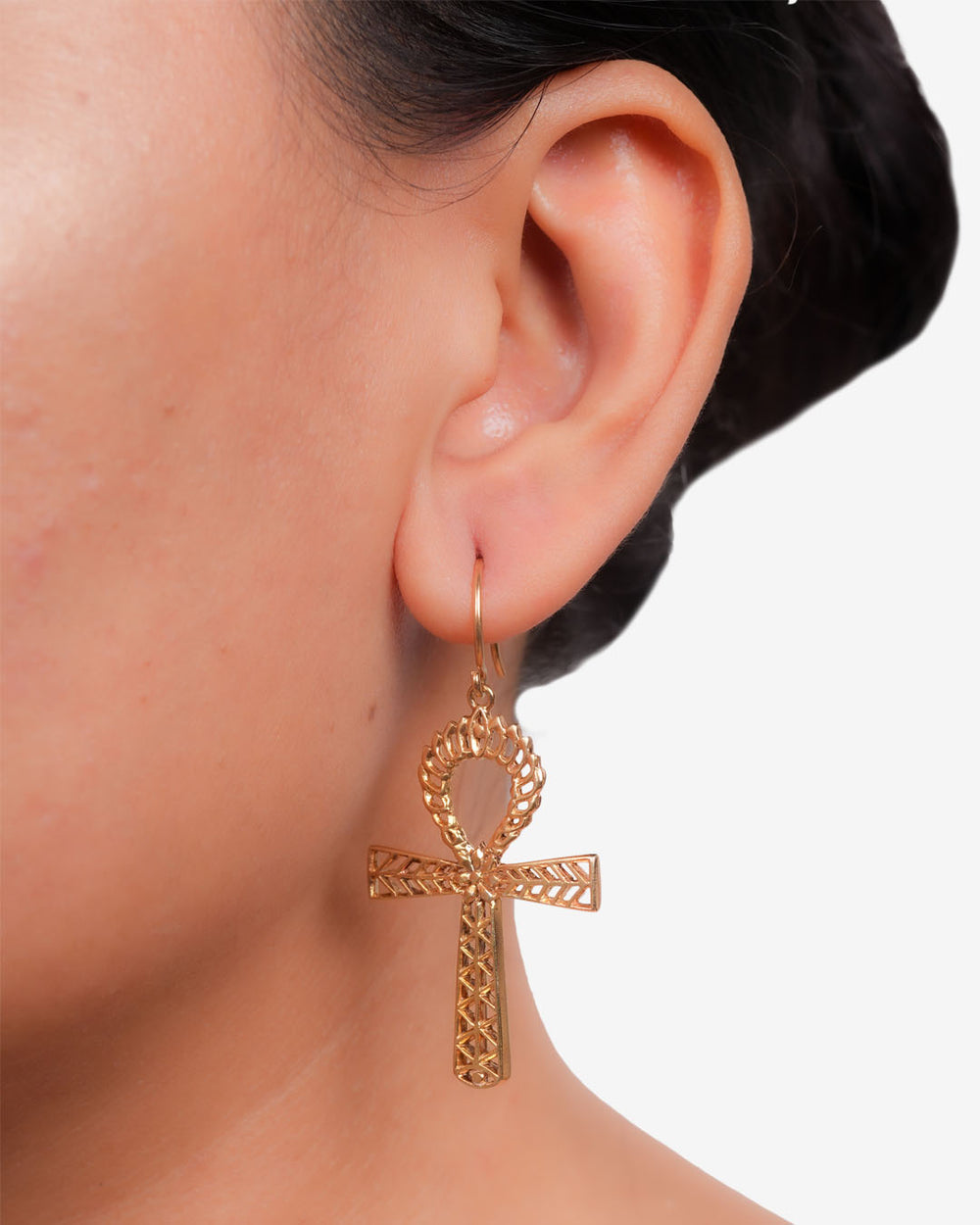 ANKH Symbol Hook Earrings