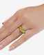 ANIMA Ring Peridot Gold Plated