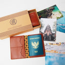 SWETA Leather Passport Case And Card Holder