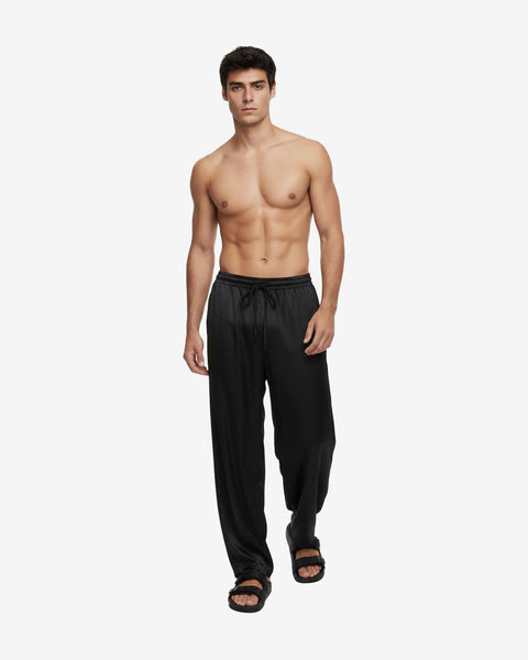 Pants Black Silky