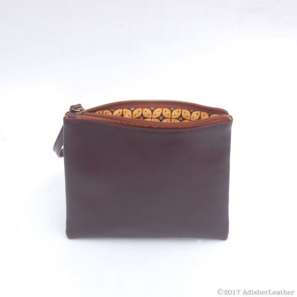 GANDAWA Clutch Dark Brown