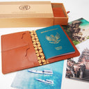 SWETA Leather Passport Case And Card Holder