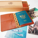 SWETA Leather Passport Case And Card Holder