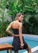 Wrap Skort in Black on Black