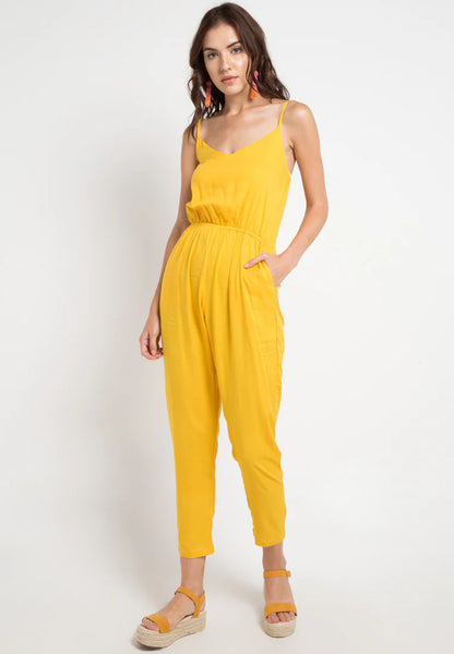 Milla Jumpsuit - Mustard