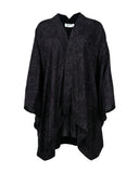 Batwing Kimono in Black On Black