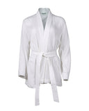 Crinkle Kimono in Pure White