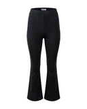 Flare Leggings in Black on Black