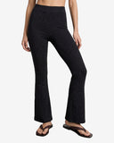 Flare Leggings in Black on Black