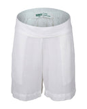 Crinkle Short Pants in Pure White