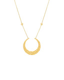 Moon Queen Necklace With Large Moon Pendant 2 Strs O The Chain