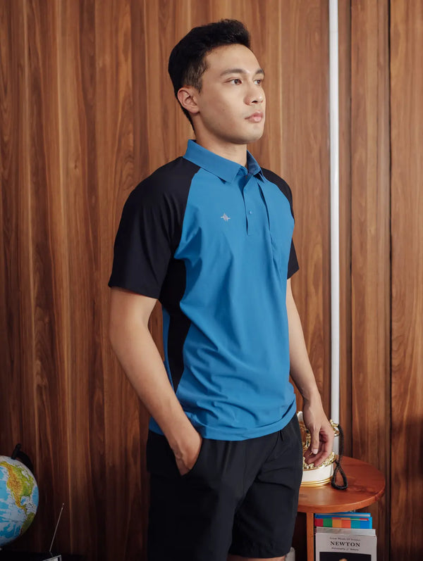 Hugo Two Tone Polo Top