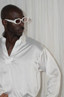 Silk shirt Satori white