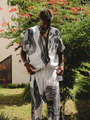linen "ASAHI" w/pants