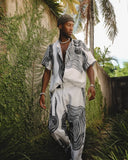 linen "ASAHI" w/pants