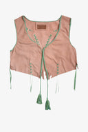 Vest Suede / Dusty pink