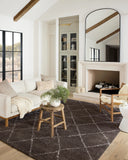 Plume Shag Rug in Bark/Grey