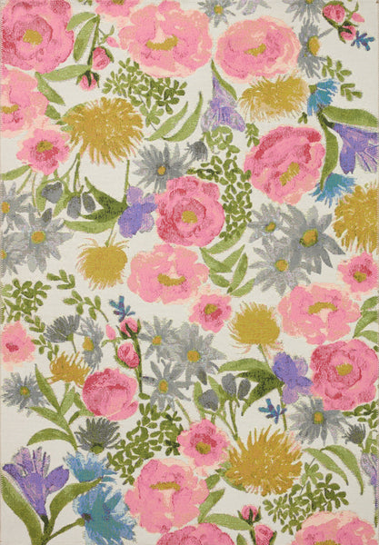 Bouquet Rug in Ivory/Multi