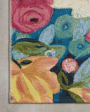 Bouquet Rug in Navy / Multi