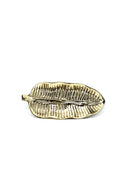 Banana Leaves Brass Tray
